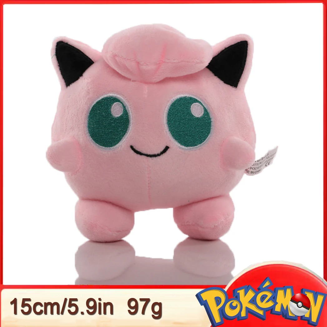 15-25CM Pokémon Plush Toy Pikachue Gengar Raichu Squirtle Eevee Charmander Bulbasaur Mewtwo Children's Birthday Christmas Gifts