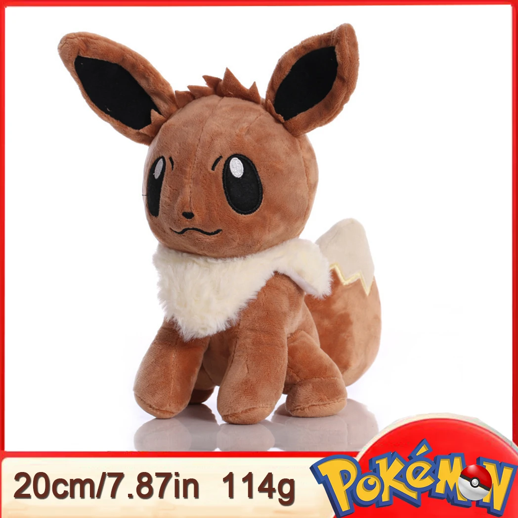 15-25CM Pokémon Plush Toy Pikachue Gengar Raichu Squirtle Eevee Charmander Bulbasaur Mewtwo Children's Birthday Christmas Gifts