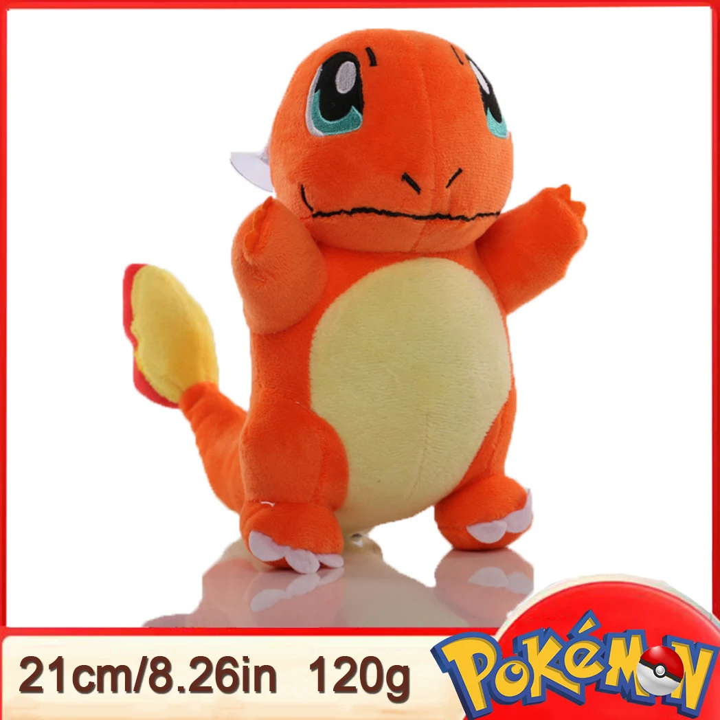15-25CM Pokémon Plush Toy Pikachue Gengar Raichu Squirtle Eevee Charmander Bulbasaur Mewtwo Children's Birthday Christmas Gifts