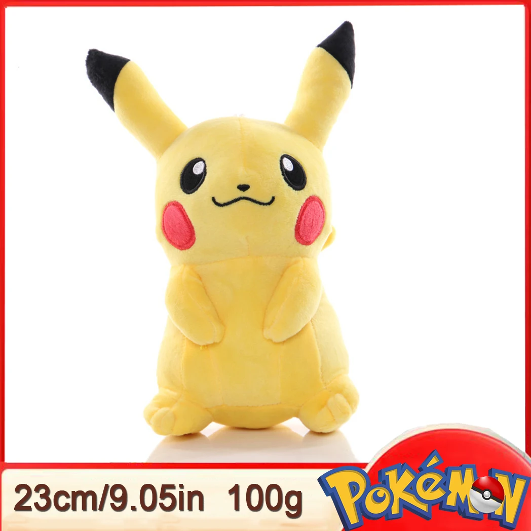 15-25CM Pokémon Plush Toy Pikachue Gengar Raichu Squirtle Eevee Charmander Bulbasaur Mewtwo Children's Birthday Christmas Gifts