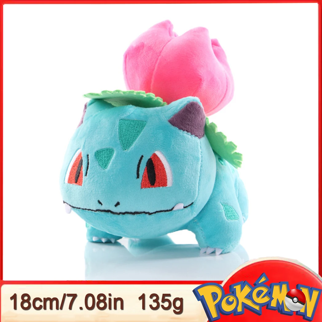 15-25CM Pokémon Plush Toy Pikachue Gengar Raichu Squirtle Eevee Charmander Bulbasaur Mewtwo Children's Birthday Christmas Gifts