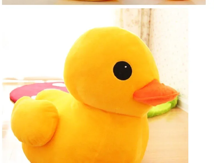 Giant Yellow Duck Plush Animal 20/30/50CM Kawaii Little Duck Doll Wholesale Christmas Gifts Soft Toy for All Ages