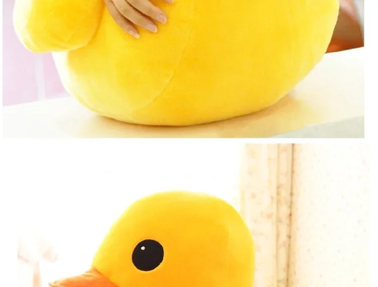 Giant Yellow Duck Plush Animal 20/30/50CM Kawaii Little Duck Doll Wholesale Christmas Gifts Soft Toy for All Ages