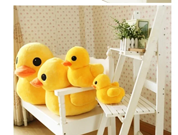 Giant Yellow Duck Plush Animal 20/30/50CM Kawaii Little Duck Doll Wholesale Christmas Gifts Soft Toy for All Ages