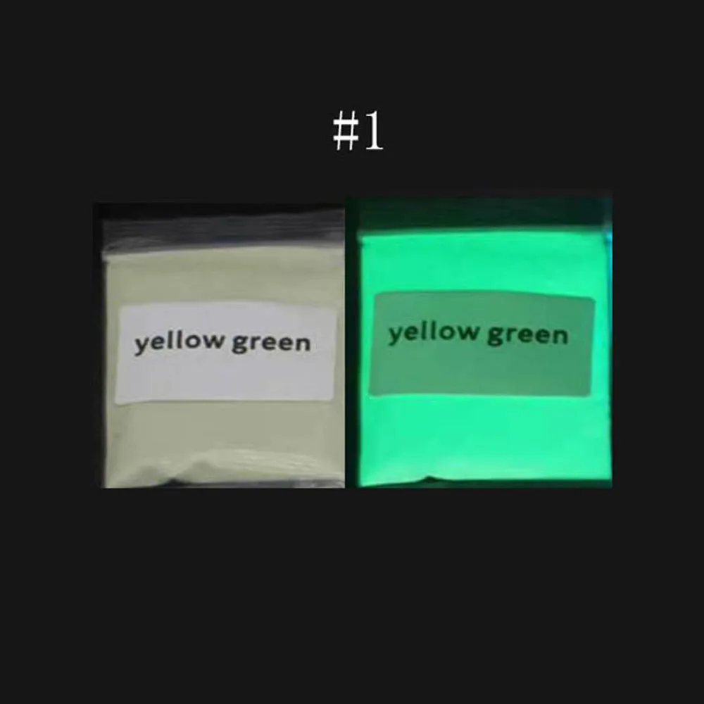 50g Christmas Luminous Phosphor Nail Powder Green/Blue/Red Glow In Dark Pigment 12-Cols Face/Body/ Party Cosmtic Powder