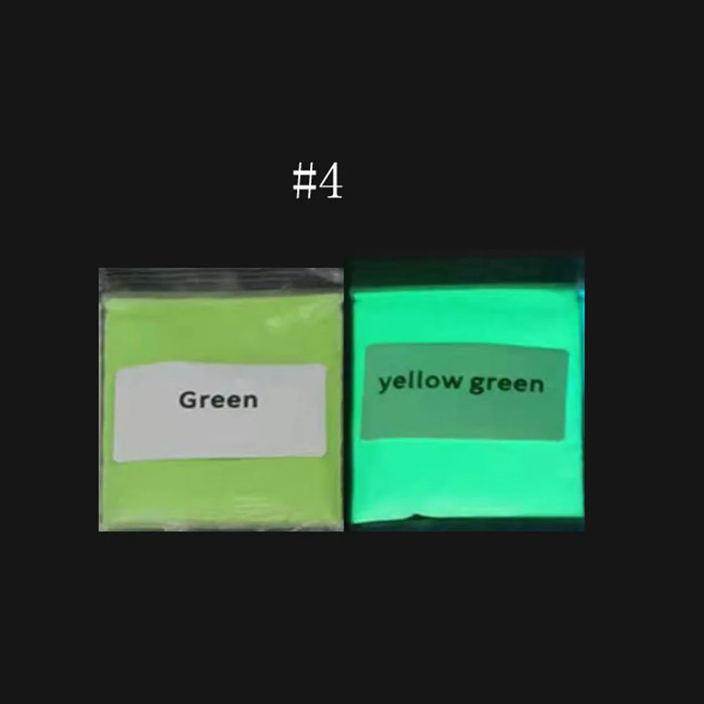 50g Christmas Luminous Phosphor Nail Powder Green/Blue/Red Glow In Dark Pigment 12-Cols Face/Body/ Party Cosmtic Powder