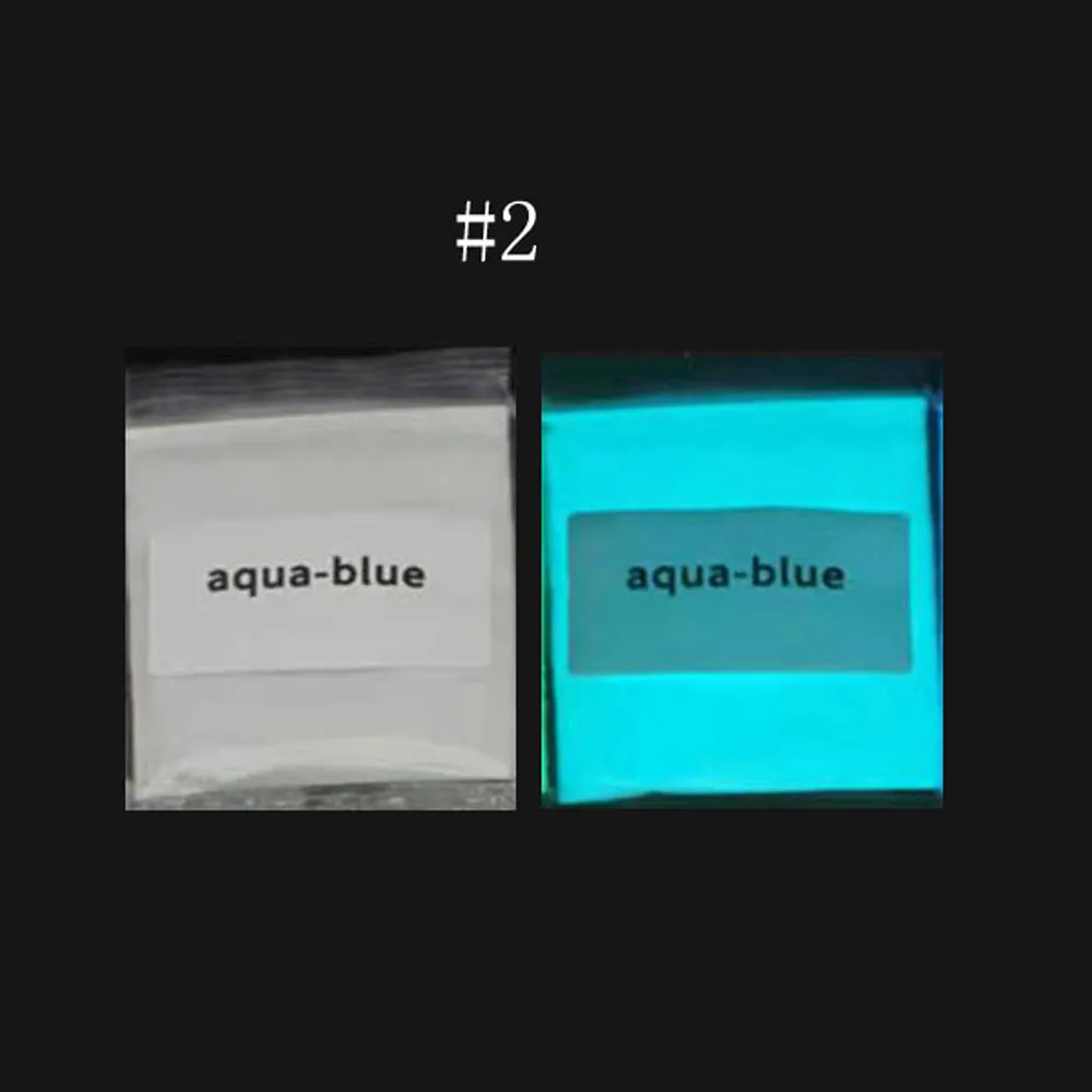 50g Christmas Luminous Phosphor Nail Powder Green/Blue/Red Glow In Dark Pigment 12-Cols Face/Body/ Party Cosmtic Powder