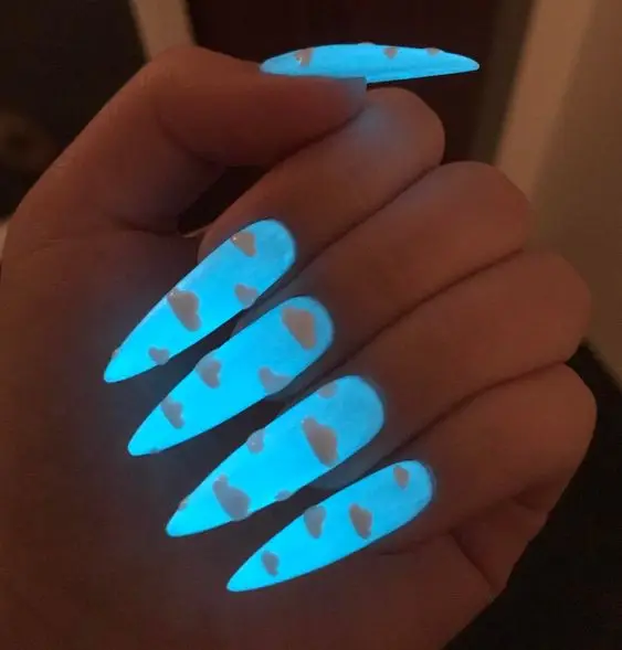 50g Christmas Luminous Phosphor Nail Powder Green/Blue/Red Glow In Dark Pigment 12-Cols Face/Body/ Party Cosmtic Powder