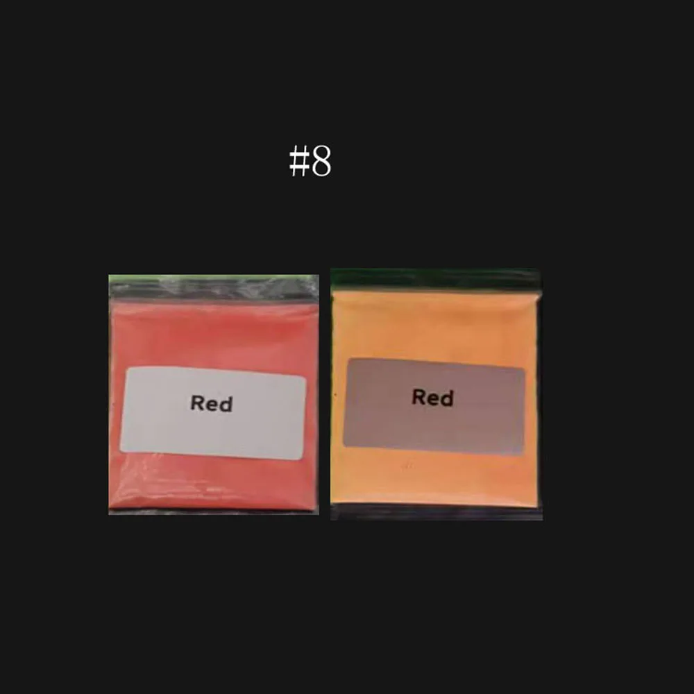 50g Christmas Luminous Phosphor Nail Powder Green/Blue/Red Glow In Dark Pigment 12-Cols Face/Body/ Party Cosmtic Powder