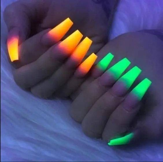 50g Christmas Luminous Phosphor Nail Powder Green/Blue/Red Glow In Dark Pigment 12-Cols Face/Body/ Party Cosmtic Powder