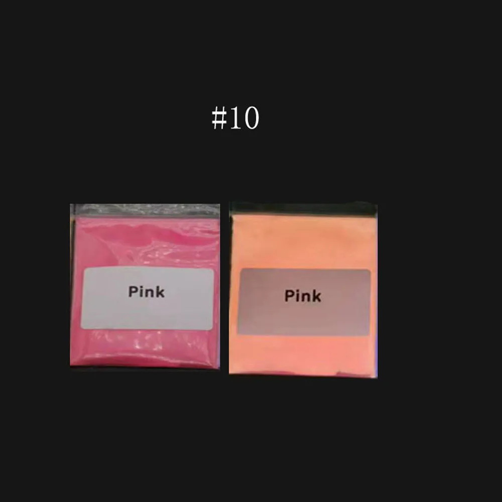 50g Christmas Luminous Phosphor Nail Powder Green/Blue/Red Glow In Dark Pigment 12-Cols Face/Body/ Party Cosmtic Powder