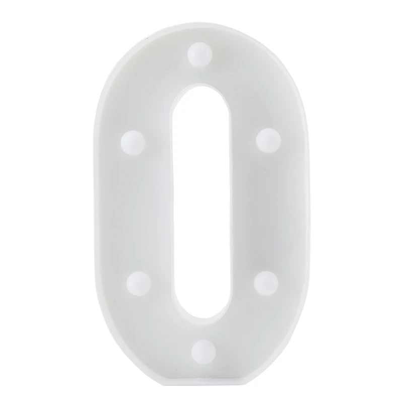 Alphabet Letter LED Lights Luminous Number Lamp Decor Battery Night Light for Home Wedding Birthday Christmas Party Decoration