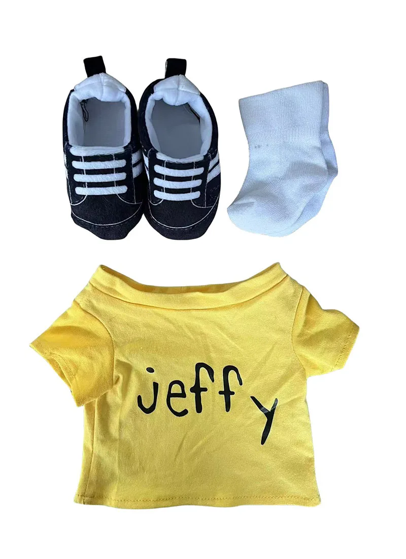 New Jeffy Hand Puppet Plush Children Soft Doll Talk Show Party Props Christmas Doll Plush Toys Puppet Kids Gift