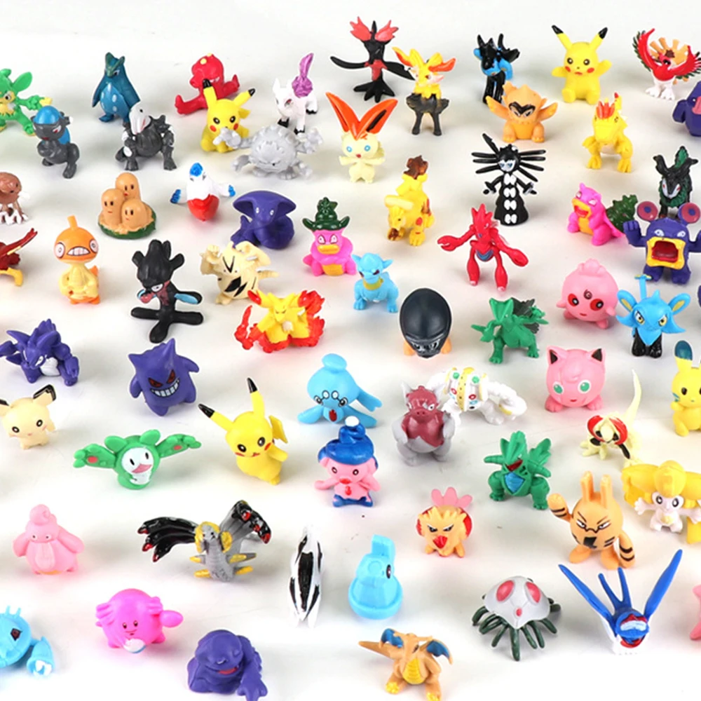 144pcs Action Figure Toys Mini Figures Model Toy Anime Doll Birthday Christmas Gifts