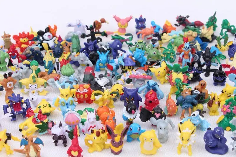 144pcs Action Figure Toys Mini Figures Model Toy Anime Doll Birthday Christmas Gifts