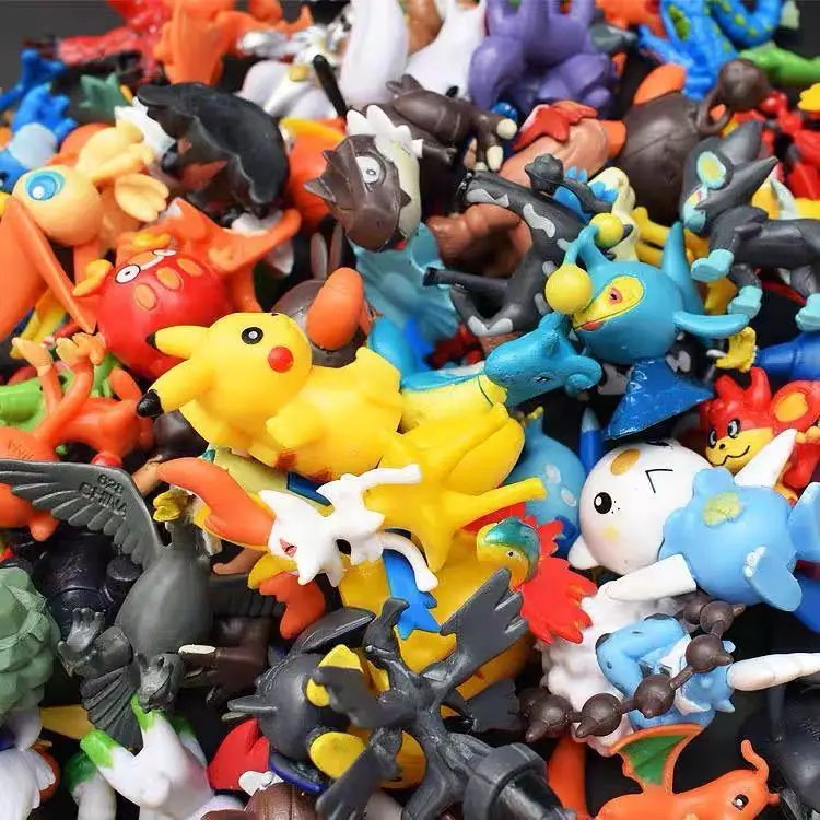 144pcs Action Figure Toys Mini Figures Model Toy Anime Doll Birthday Christmas Gifts