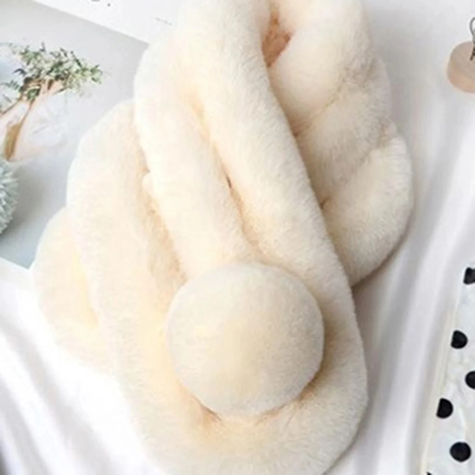 5/10pcs Imitate Rabbit Fur Pompon Ball 5cm Christmas Pom Pom Keychain Car Pompom Garment Toys Diy Bag Earring Ponpon Decoration