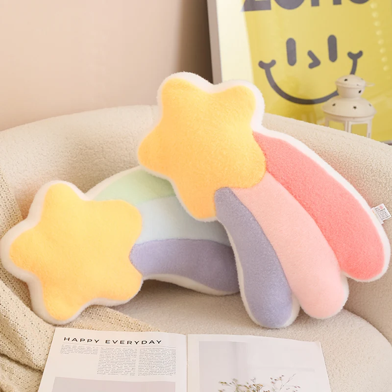 Love Moon Flower Rainbow Star Plush Pillows Lovely Soft Stuffed Cartoon Homedecor Cushion For Birthday Christmas Gift