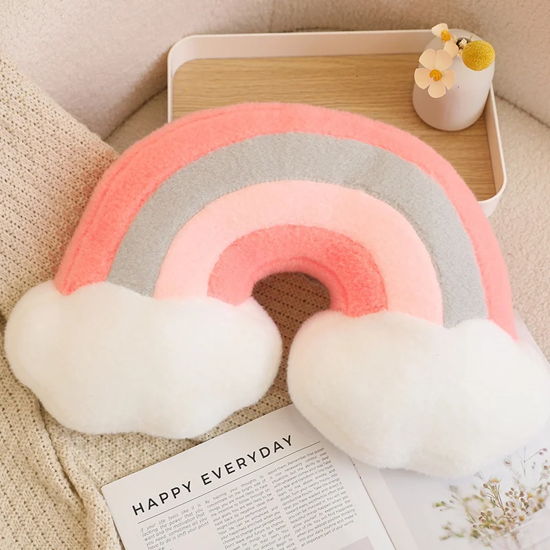 Love Moon Flower Rainbow Star Plush Pillows Lovely Soft Stuffed Cartoon Homedecor Cushion For Birthday Christmas Gift
