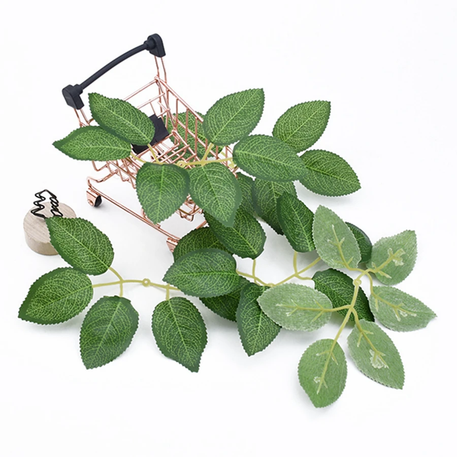 50Pcs Silk Rose Leaves Christmas Decorations Home Diy Gifts Candy Box Wedding Decorative Flowers Wall Wreaths Artificial Plants