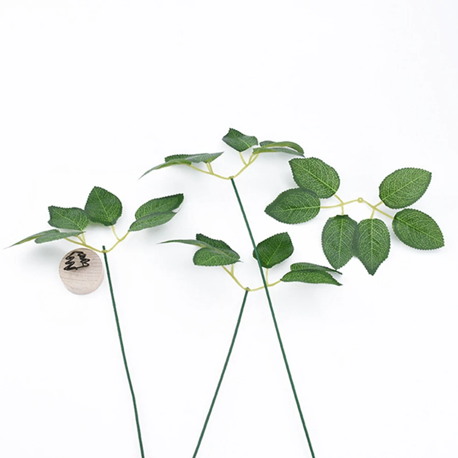 50Pcs Silk Rose Leaves Christmas Decorations Home Diy Gifts Candy Box Wedding Decorative Flowers Wall Wreaths Artificial Plants
