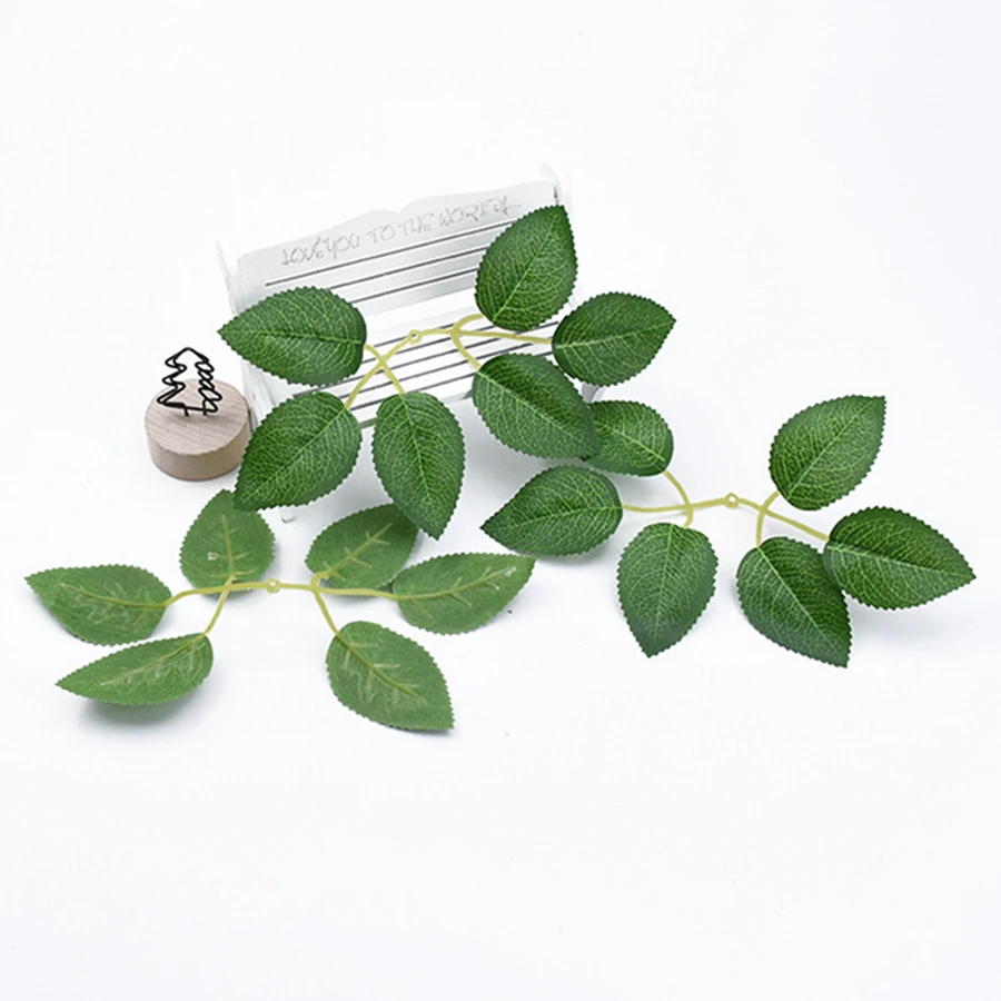 50Pcs Silk Rose Leaves Christmas Decorations Home Diy Gifts Candy Box Wedding Decorative Flowers Wall Wreaths Artificial Plants