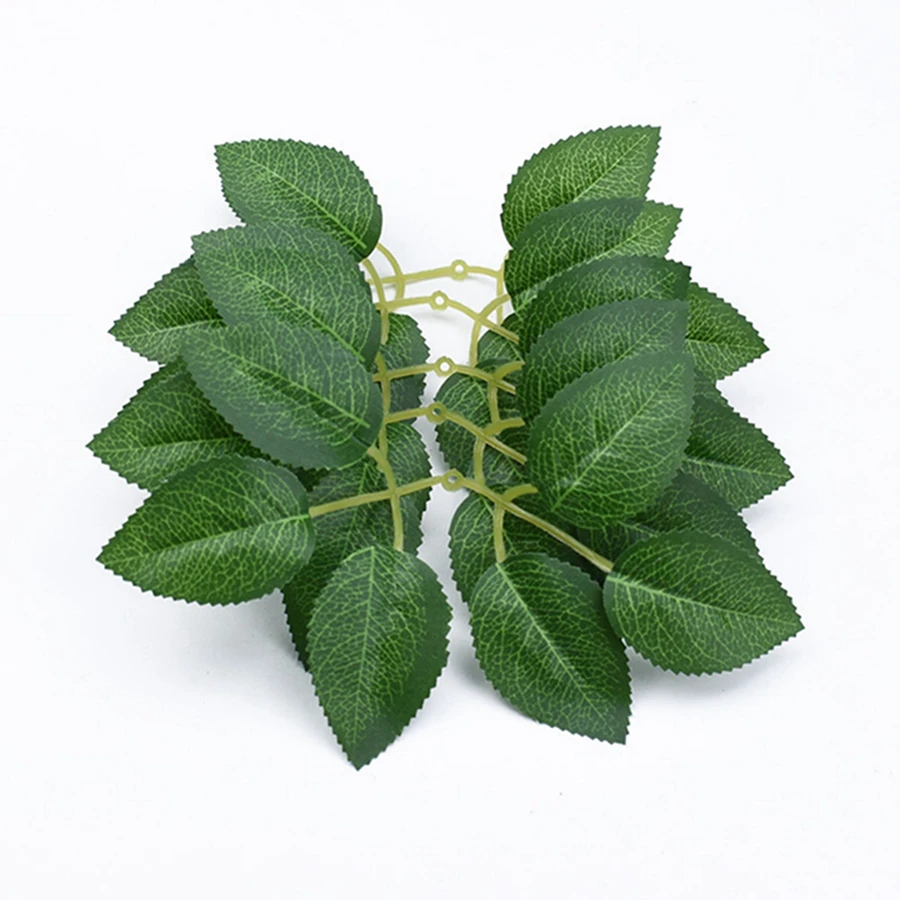 50Pcs Silk Rose Leaves Christmas Decorations Home Diy Gifts Candy Box Wedding Decorative Flowers Wall Wreaths Artificial Plants