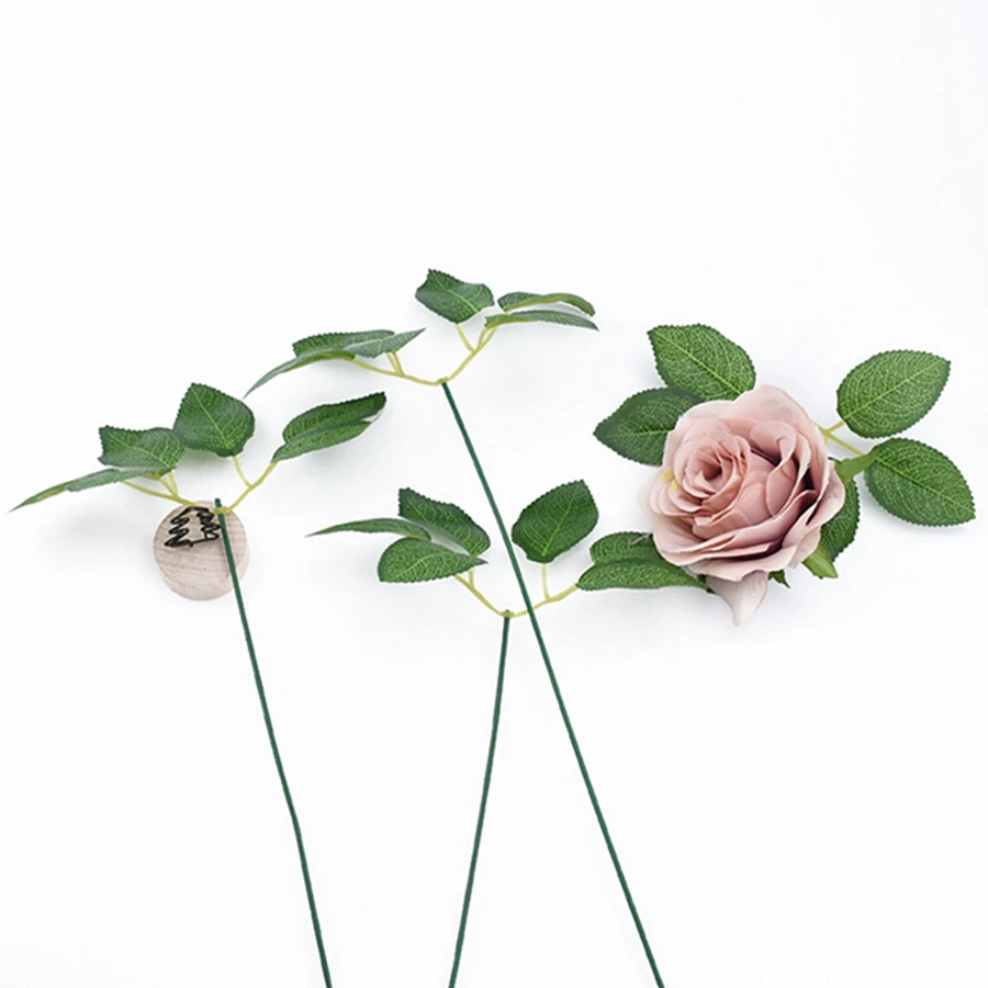 50Pcs Silk Rose Leaves Christmas Decorations Home Diy Gifts Candy Box Wedding Decorative Flowers Wall Wreaths Artificial Plants