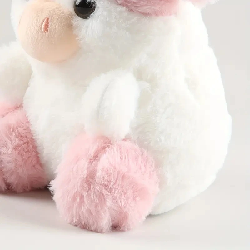 Adorable 7.87in Colorful Strawberry Dairy Cow Plush Toy - Perfect Birthday Christmas Gift for Kids & Room Decor!