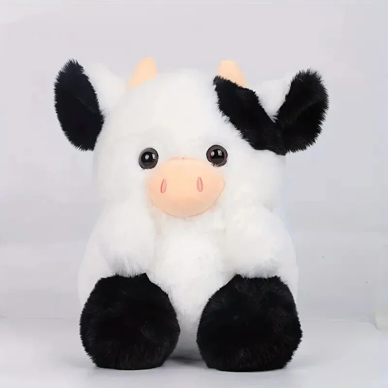 Adorable 7.87in Colorful Strawberry Dairy Cow Plush Toy - Perfect Birthday Christmas Gift for Kids & Room Decor!