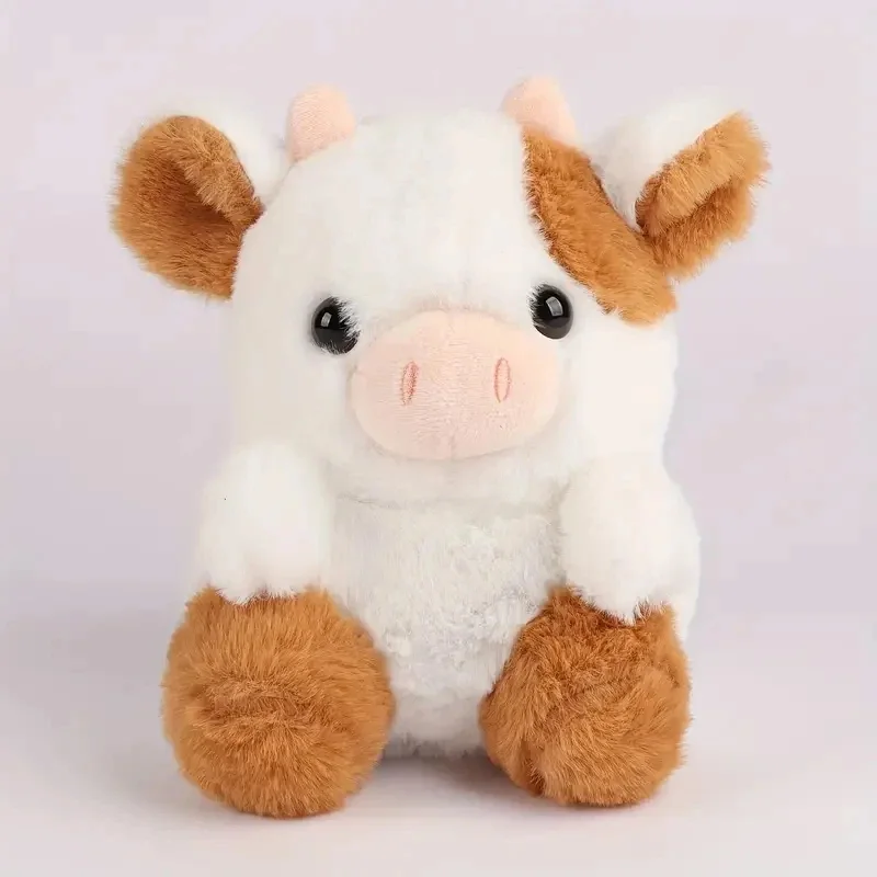 Adorable 7.87in Colorful Strawberry Dairy Cow Plush Toy - Perfect Birthday Christmas Gift for Kids & Room Decor!