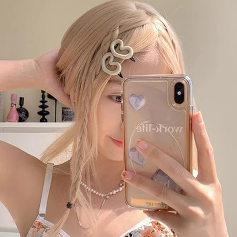 Angel Hair Clips Girls Kids Cartoon Plush Pins Barrette White Wing Hair Hoop Christmas Holiday Dress Up Hairpin Accessories