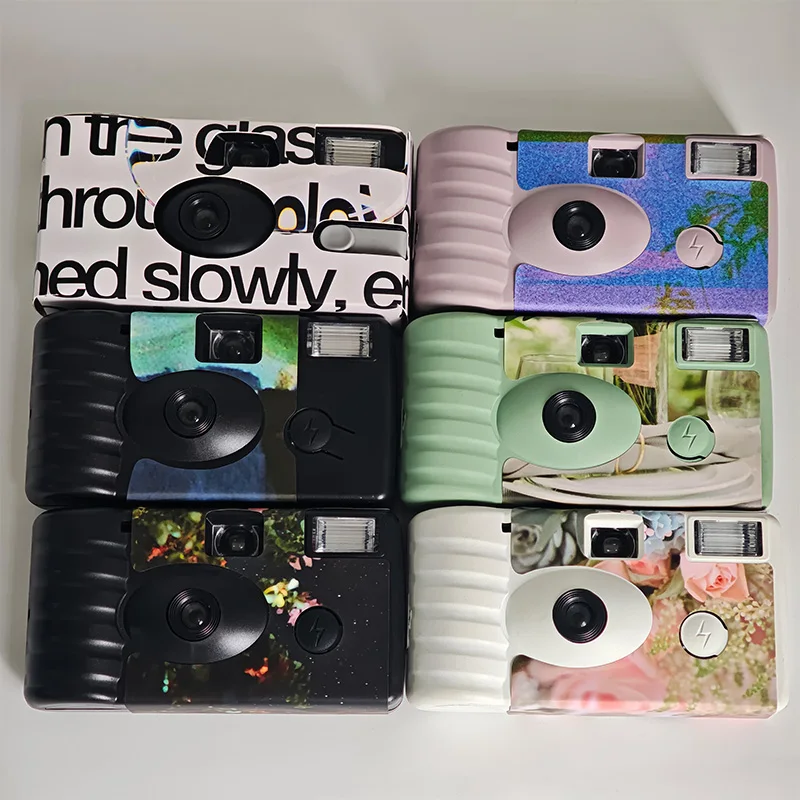 Film Camera Disposable 35mm Vintage Single Use Camara with Flash Retro One Time Use Kamera for Wedding Birthday Christmas Gifts