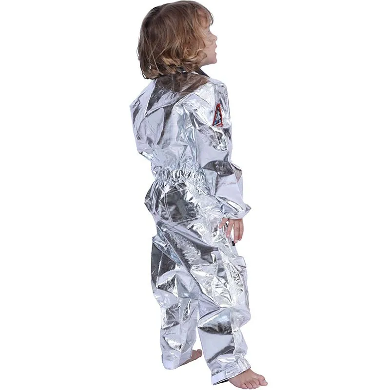 Astronaut Costume Spacesuit Silver Spaceman Men Women Space Suit Halloween Christmas Performance Spacesuit Costume Party Gift