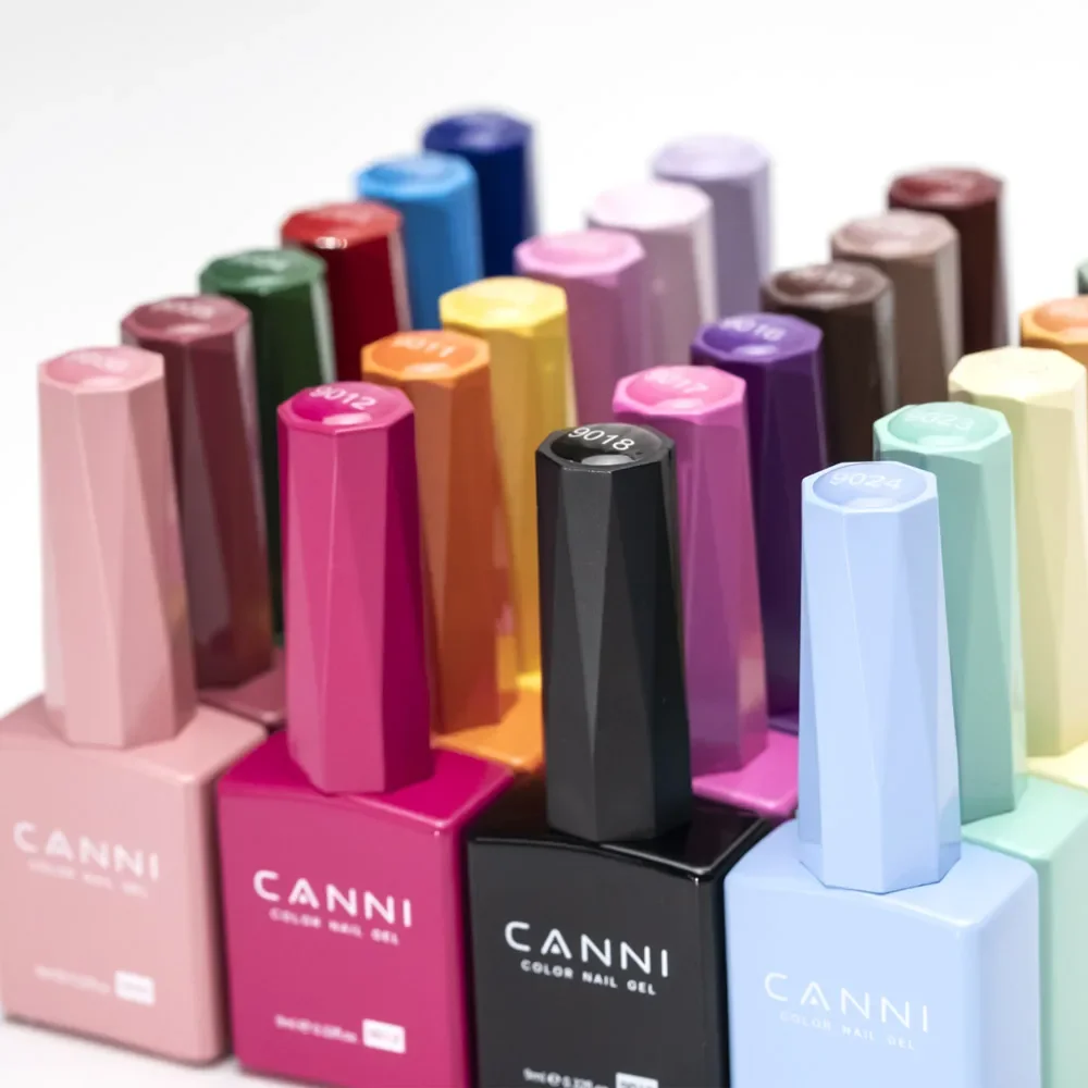 CANNI Christmas Color Gel Polish 9ml Hema Free TPO Free Nail Gel Polish Winter Colors Semi Permanent Gel Super Texture Brush