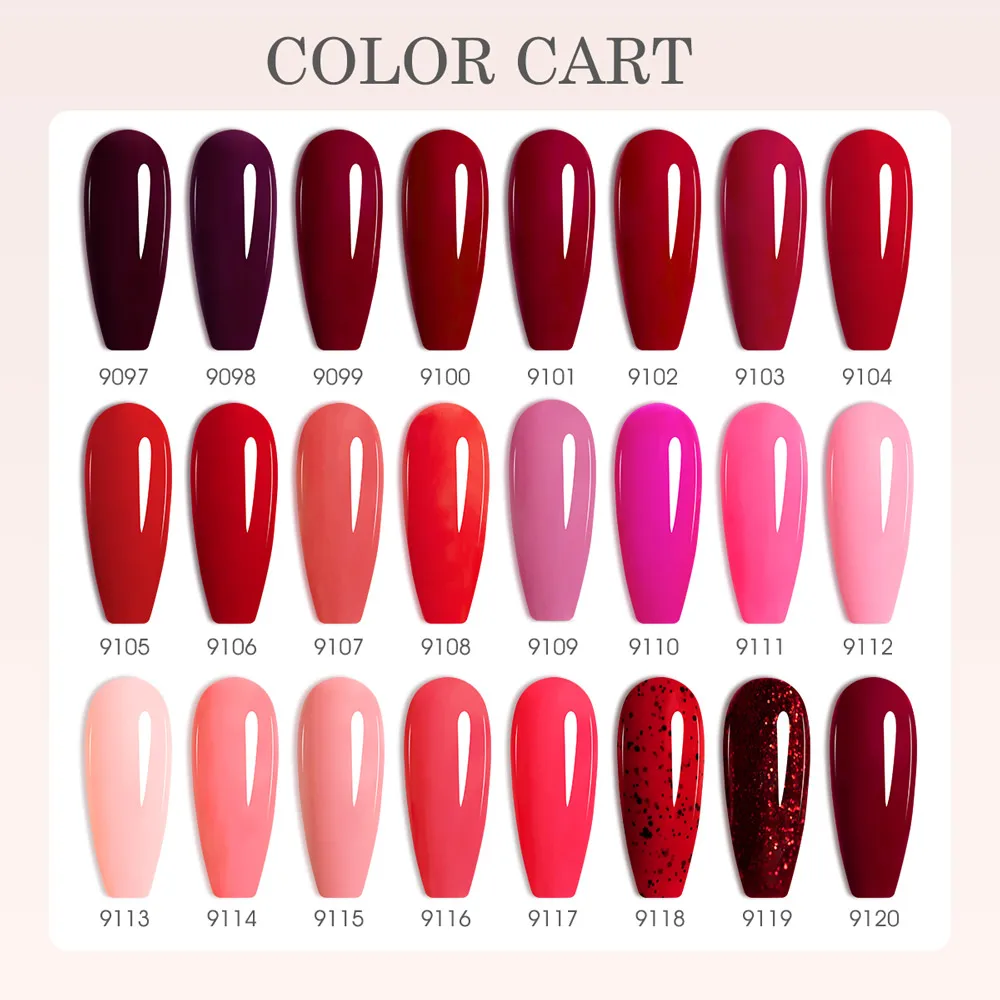 CANNI Christmas Color Gel Polish 9ml Hema Free TPO Free Nail Gel Polish Winter Colors Semi Permanent Gel Super Texture Brush