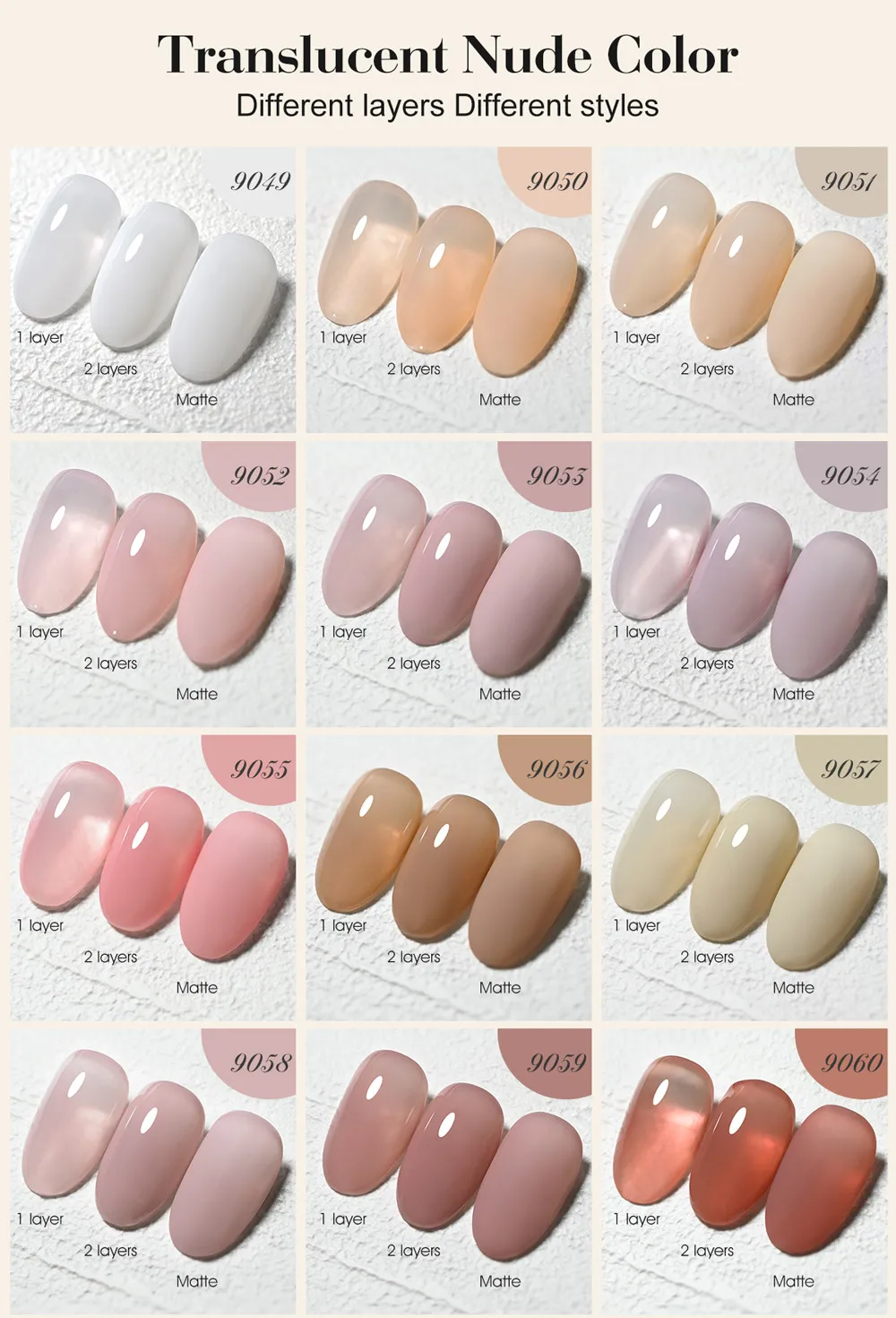 CANNI Christmas Color Gel Polish 9ml Hema Free TPO Free Nail Gel Polish Winter Colors Semi Permanent Gel Super Texture Brush