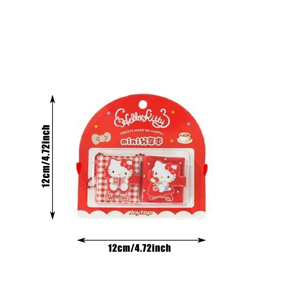 Genuine Sanrio Notebook Hello Kitty Pocket Notepad Travel Sketchbook Planner Diary Cover Booklet Christmas Women Gifts