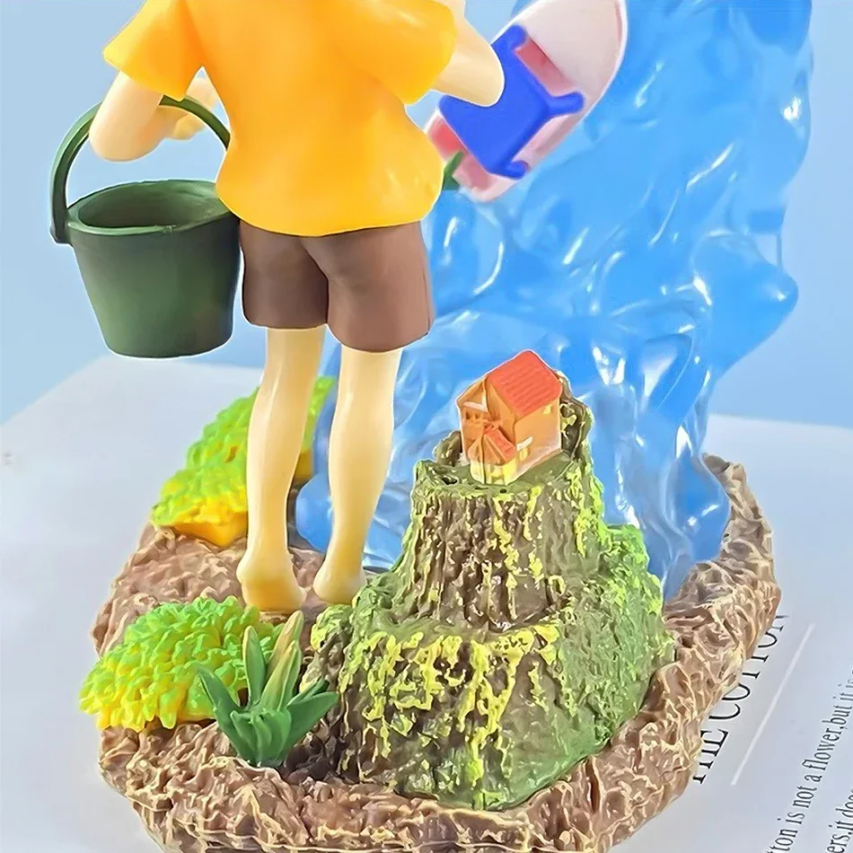 Anime Ponyo On The Cliff Figure Action Figure 15cm Ponyo Meets Sosuke Static Model Ornaments Children's Birthday Christmas Gifts