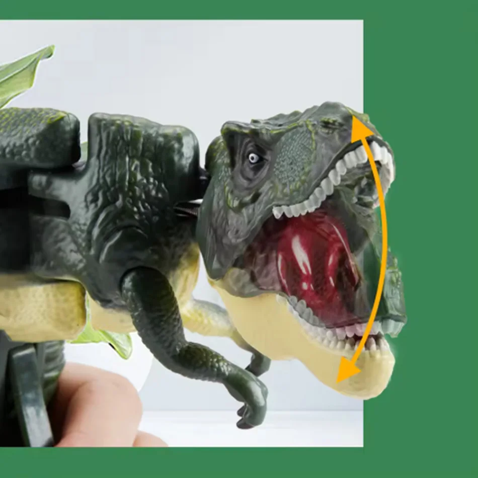 Children Decompression Dinosaur Zazaza Toy Creative Battery-free Telescopic Spring Swing Fidget Toys Christmas Gifts for Kids
