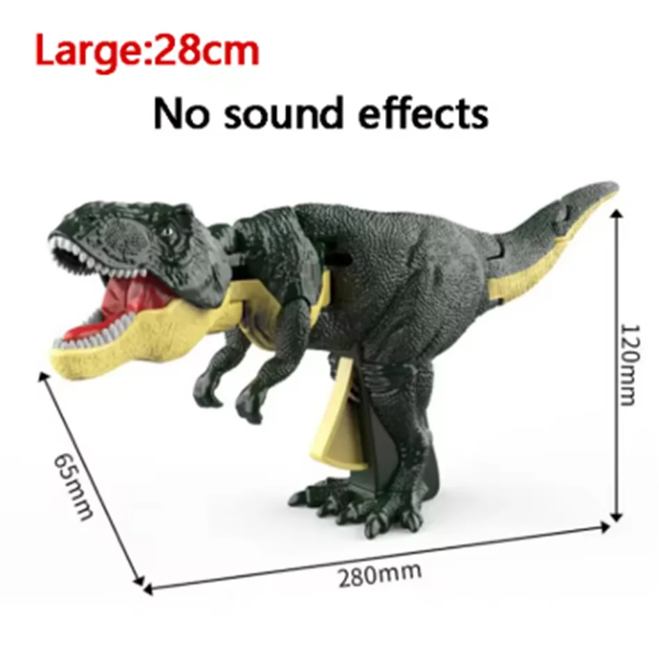 Children Decompression Dinosaur Zazaza Toy Creative Battery-free Telescopic Spring Swing Fidget Toys Christmas Gifts for Kids