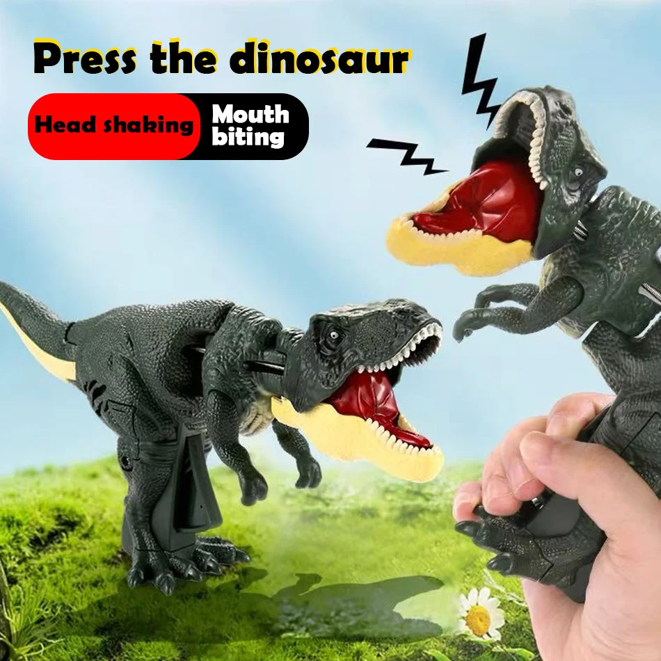 Children Decompression Dinosaur Zazaza Toy Creative Battery-free Telescopic Spring Swing Fidget Toys Christmas Gifts for Kids