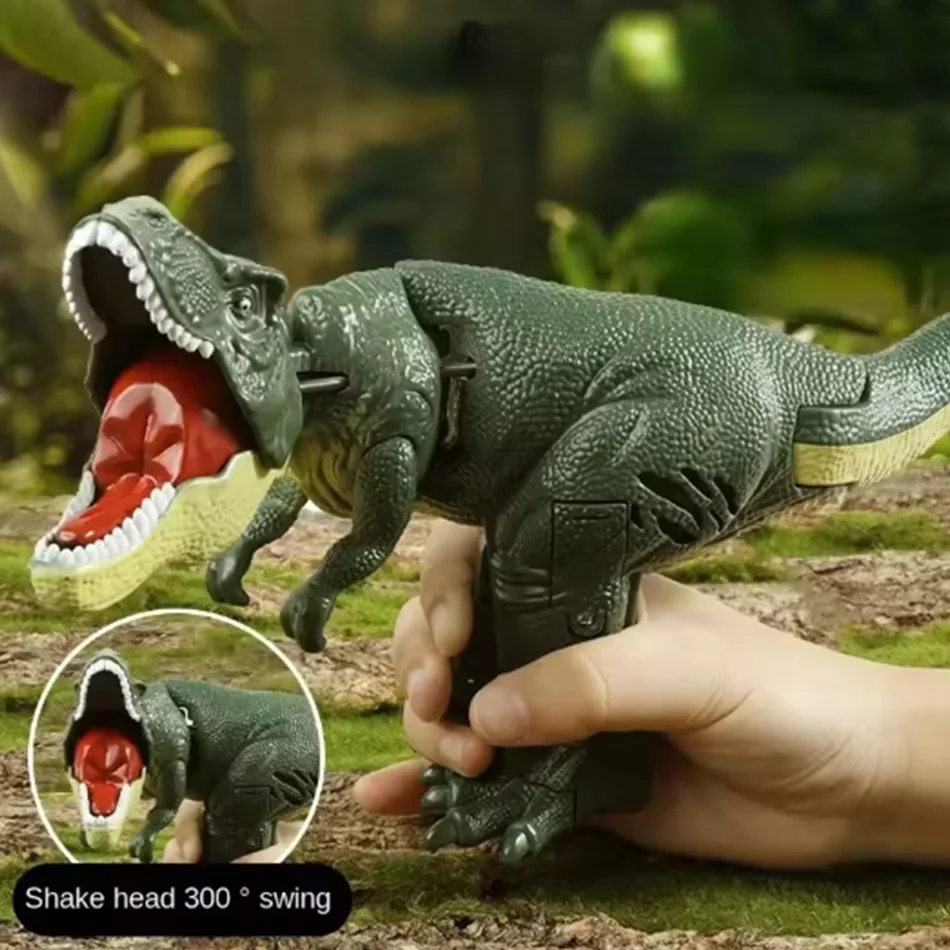 Children Decompression Dinosaur Zazaza Toy Creative Battery-free Telescopic Spring Swing Fidget Toys Christmas Gifts for Kids