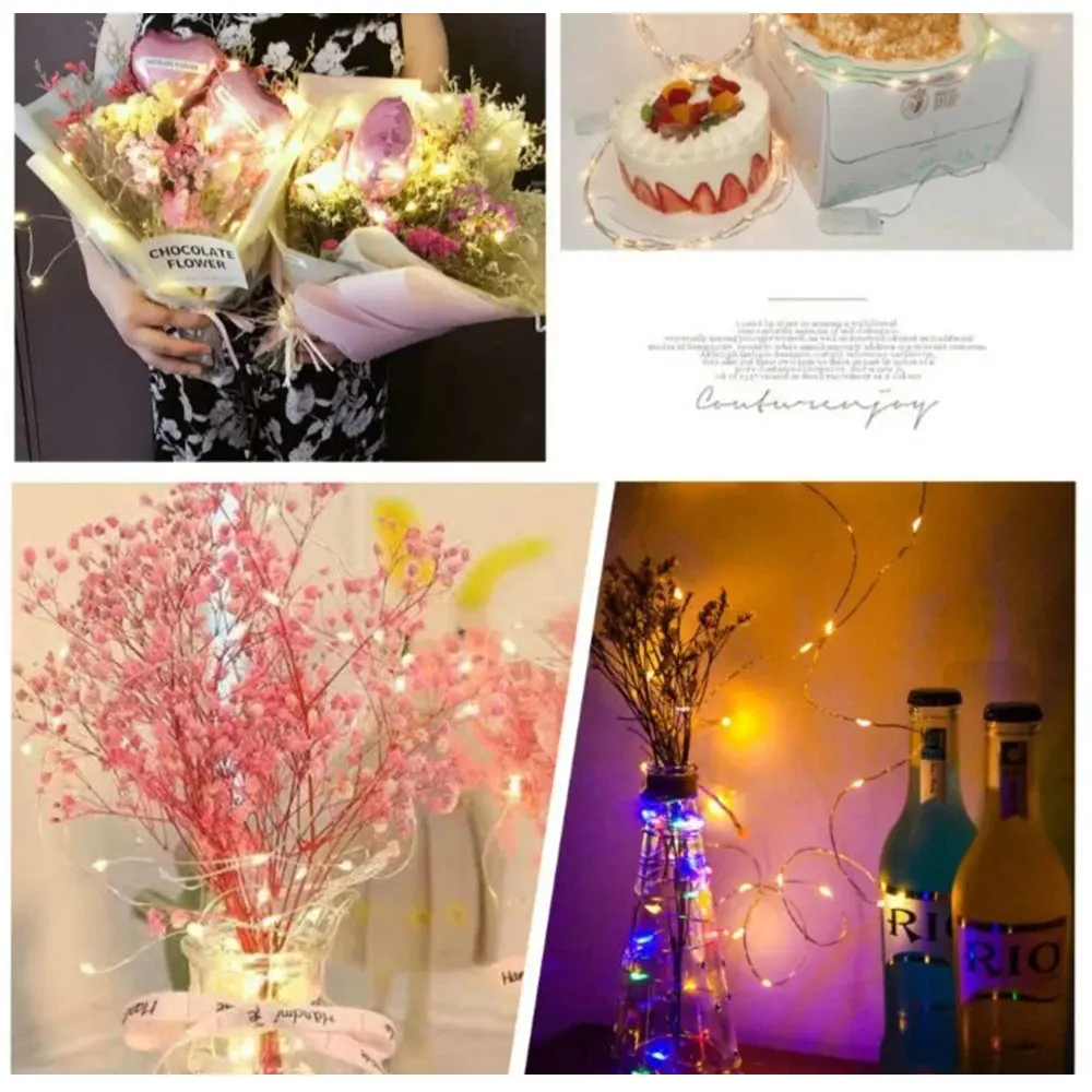 Solar String Lights Outdoor Solar Lights Fairy Christmas Lamp Garland For Terrace Courtyard Porch Garden Party Tree Decoration