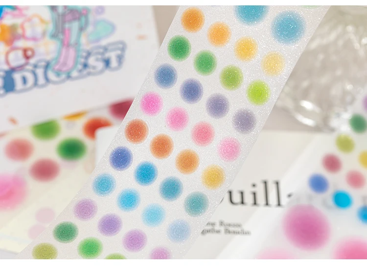 50mm*2m Cute Star pattern Washi Tape Adhesive Diary Sticker Masking Tapes Decorative Christmas DIY Creative Stationery Stickers