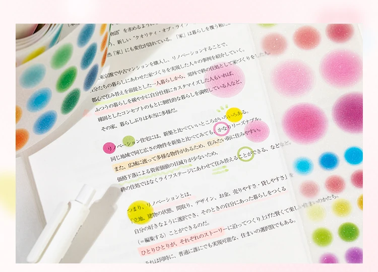 50mm*2m Cute Star pattern Washi Tape Adhesive Diary Sticker Masking Tapes Decorative Christmas DIY Creative Stationery Stickers