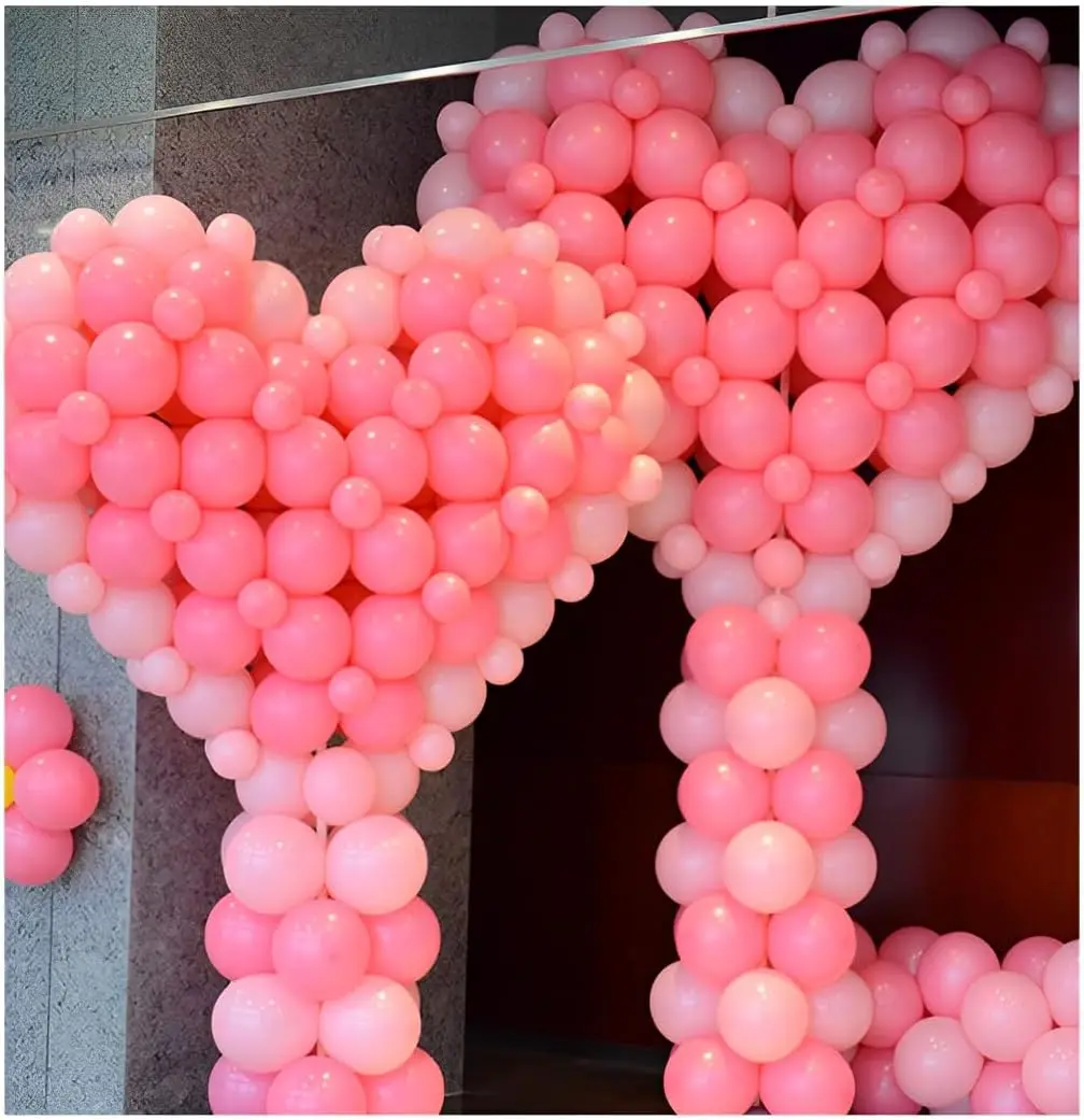 50/30/10Pcs Link Balloon Linking Balloons 6/12inch Metallic Chrome Latex Balloons for Birthday Christmas Wedding Party Decor