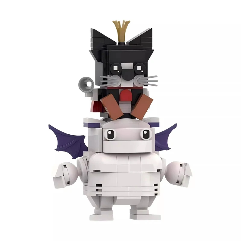 Bricklink MOC Game Fantasyed Action Figures Zack Fair Tifa Aerith Cloud Mog Bricks Sets Building Blocks Kid Toys Christmas Gift