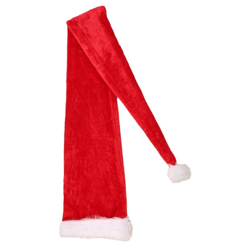 Extended Super Long Christmas Santa Hat Children Adults Christmas Xmas Cap Gifts New Year Festival Holiday Party Supplies Props