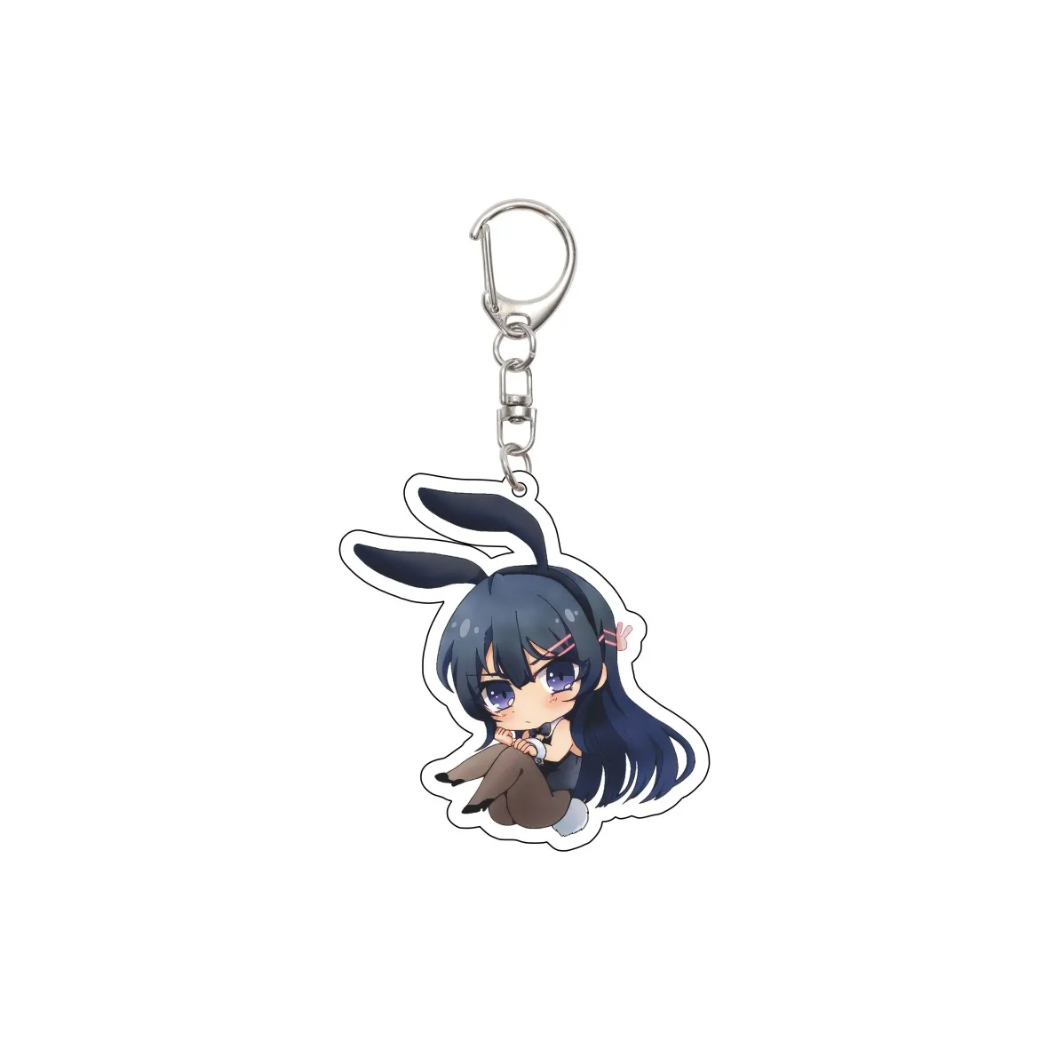Gifts/55MM Anime ‌Rascal Does Not Dream of Bunny Girl Senpai‌  Keychain  Sakurajima Mai/ Koga Tomoe Key Chain Christmas Gifts